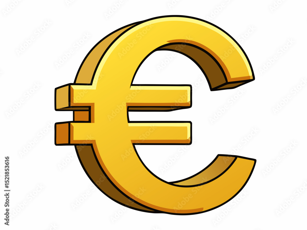 gold euro sign gold euro sign