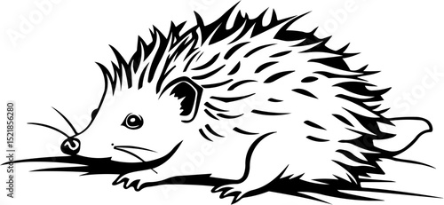 animal, mammal, sketch, vector, nature, wildlife, cat, pet, illustration, dog, drawing, cute, wild, hand drawn, fur, head, shaggy, kitten, bear, tail, isolated on white, zoo, art, domestic animal, bla