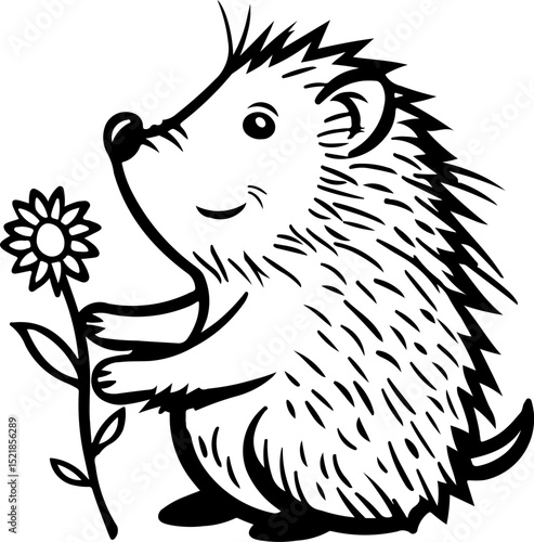 animal, mammal, sketch, vector, nature, wildlife, cat, pet, illustration, dog, drawing, cute, wild, hand drawn, fur, head, shaggy, kitten, bear, tail, isolated on white, zoo, art, domestic animal, bla