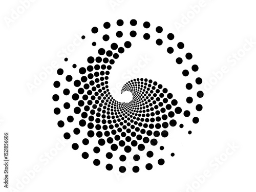 golden ration fibonacci pattern for logo icon background web graphic tattoo. vector illustration.