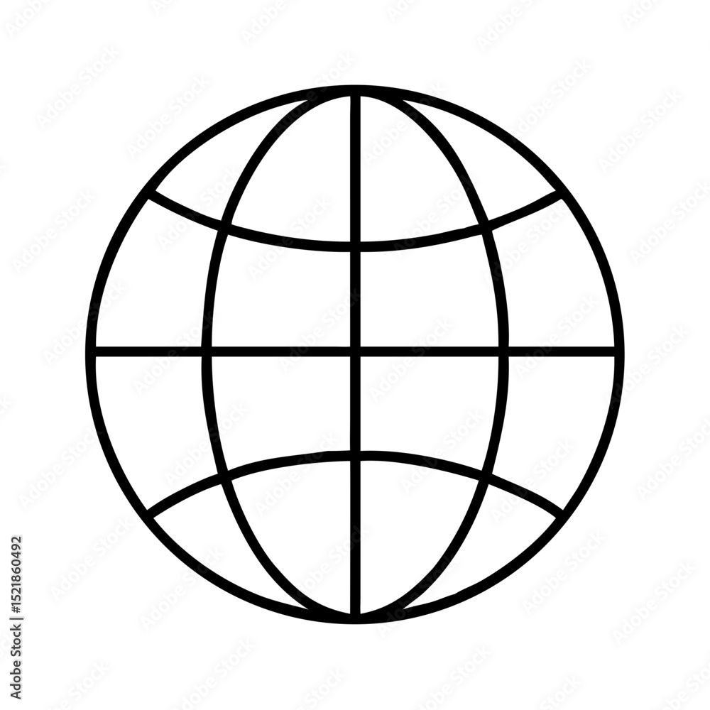 Globe earth icon vector illustration world map geography global network connection internet symbol graphic design Globe earth icon vector illustration world map geography global network connection internet symbol graphic design