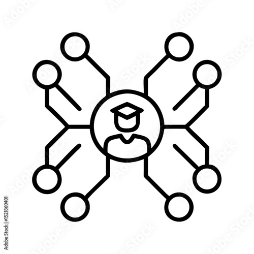 Graduation connections: network of students, online learning, education, and knowledge sharing platform