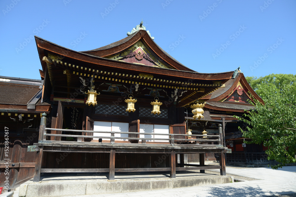 Fototapeta premium 北野天満宮 御本殿 京都市上京区