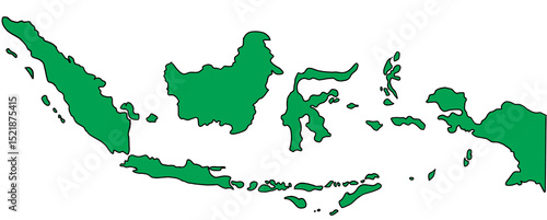 Map of  Indonesia
