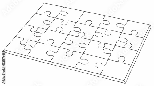 Blank Jigsaw Puzzle Template  Design Your Own Unique Puzzle