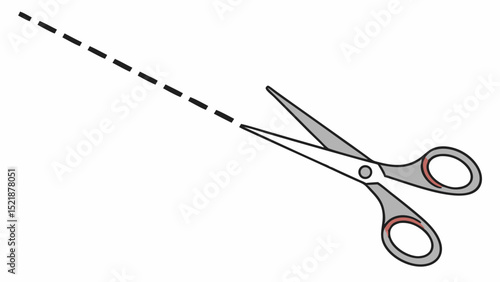 Cutting Scissors A Simple Illustration of Cutting and Dividing