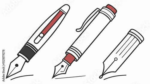 Elegant Fountain Pens A Collection of Classic Writing Instruments