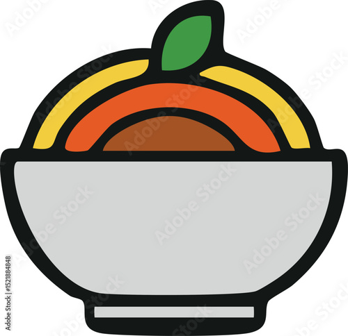 Icon of a Bowl of Spaghetti Pasta