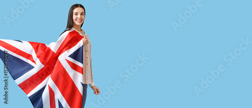 Beautiful young woman with ...