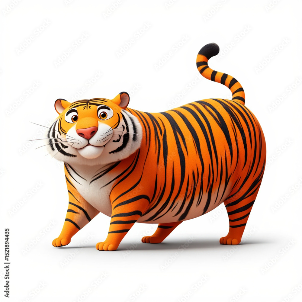 Obraz premium tiger vector illustration