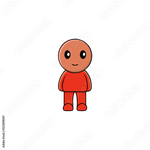 Cute, mini-figure style illustration