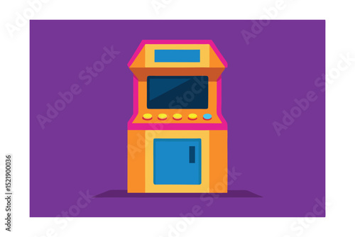 arcade with blinking 