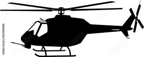 helicopter silhouette , copter icon vector

