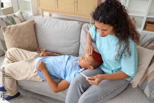 African-American mother wit...
