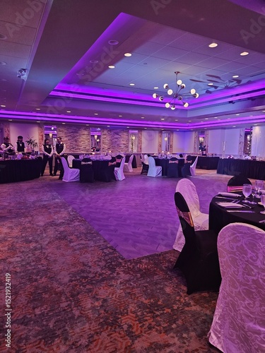 Photos Wedding Banquet Hall Black and White Theme