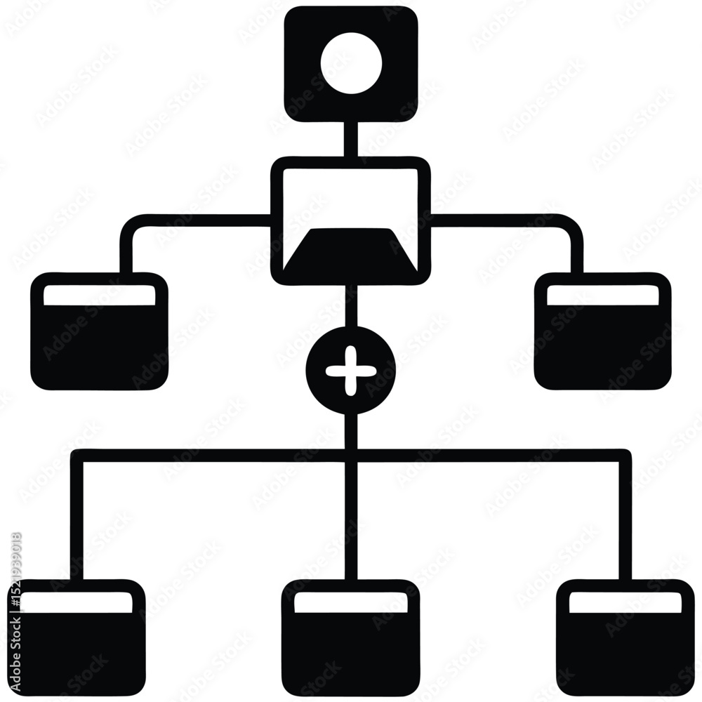 Marketing manager element isolated marketing automation flowchart on white background Marketing manager element isolated marketing automation flowchart on white background