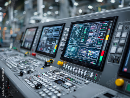 Wallpaper Mural Etching equipment control panels with multi-scree Torontodigital.ca