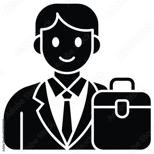Marketing manager element isolated TikTok ad preview on white background