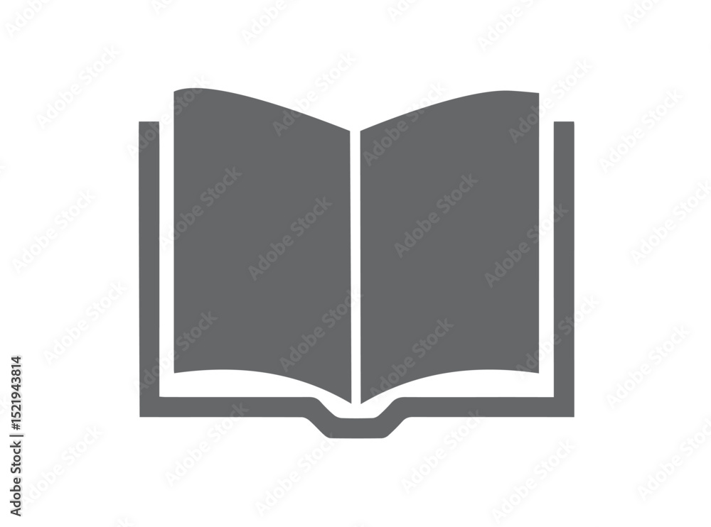 Open book vector icon in flat solid style. Ideal for education, school, reading, learning, and digital designs. Perfect for web, apps, or print materials.
Open book vector icon in flat solid style. Ideal for education, school, reading, learning, and digital designs. Perfect for web, apps, or print materials.