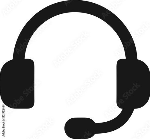 Headset icon representing online support and communication