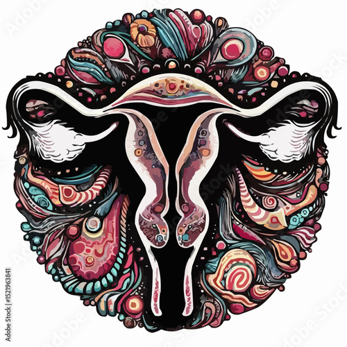 digital artistic illustration of the uterus 65