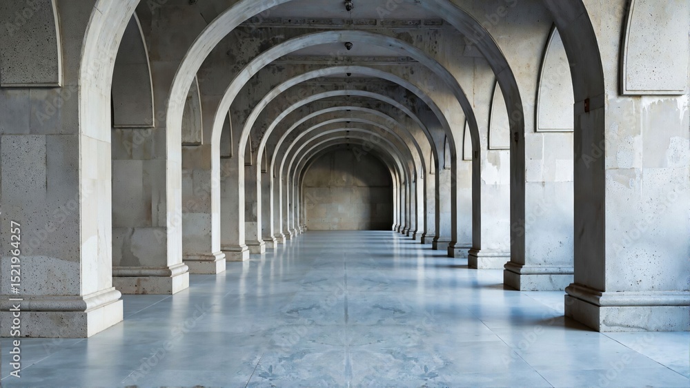 Obraz premium arches of the cathedral of st john the baptist