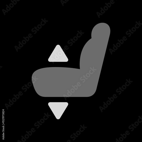 Car Seat Left Height Adjustment Filled