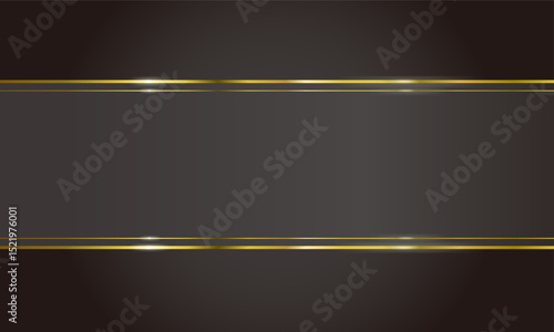 ゴールドの線のあるラグジュアリーな雰囲気の帯背景素材
