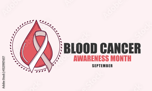 Blood Cancer Awareness Month. Blood Cancer concept design background.