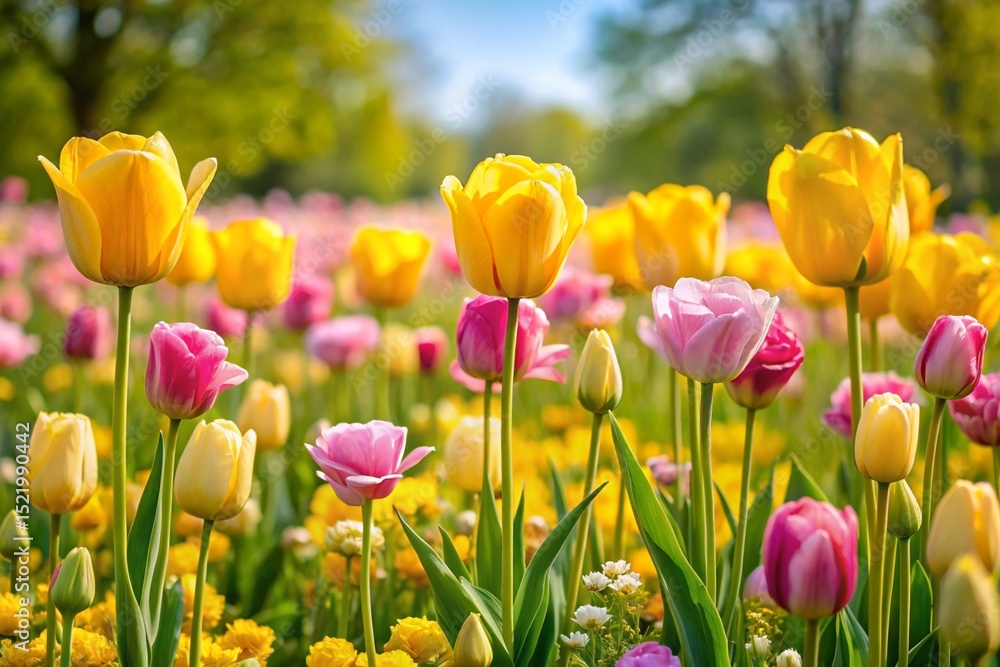 tulips in spring tulips in spring