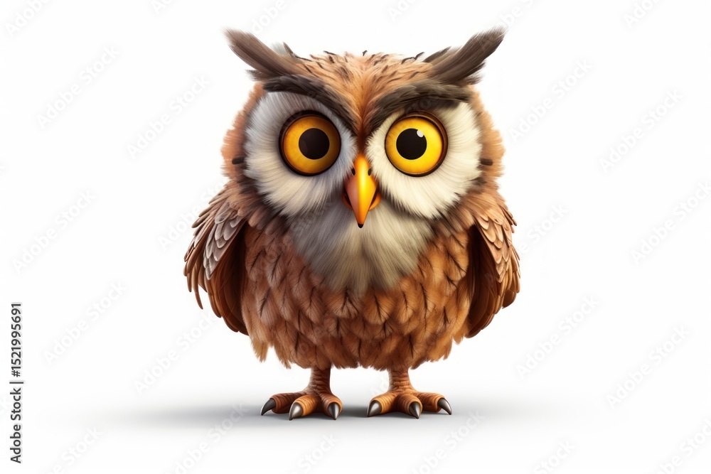 Fototapeta premium Owl animal bird beak.