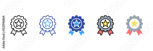 Quality Management Multi Style Icon Set