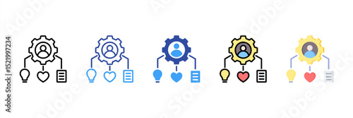 Competency Multi Style Icon Set