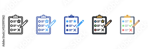 Result Multi Style Icon Set