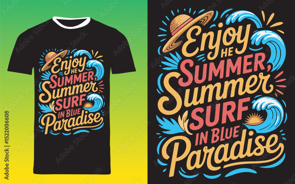 Obraz premium Summer Days Are Ending T-Shirt – Vintage Sunset Tee for Nostalgic Vibes & Seasonal Change Lovers