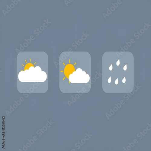 Weather icons set 