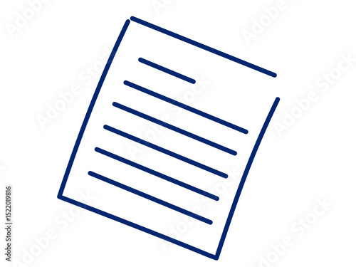 Simple note Vector Illustration/flat design,