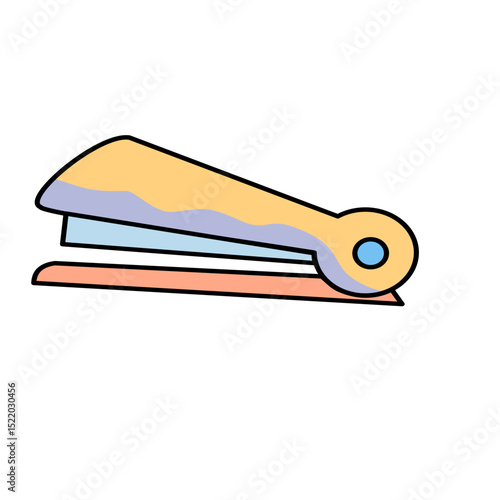 Cute stapler illustration