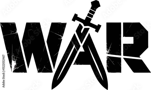 War swords conflict battle strategy military combat fighting armed forces weaponry design art graphic editable stock vector illustration