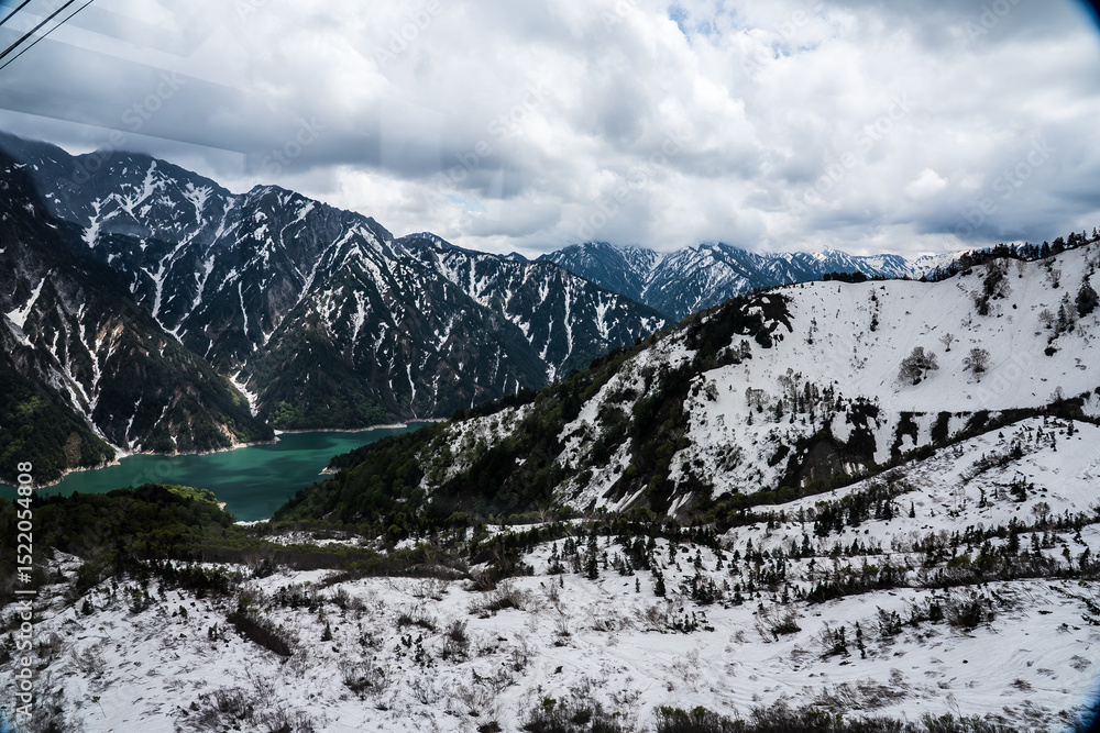 Obraz premium Japan Hokuriku Kurobe Tateyama Alps