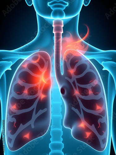 painful coughing symptom mesothelioma color icon animation