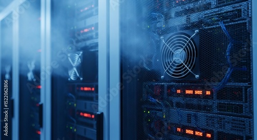 High-Performance Data Center Server Room Cooling System with Powerful Fans