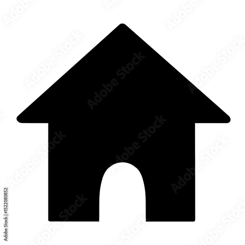 house icon on white transparent background