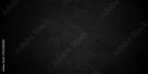 Vector blackboard and chalkboard dark black grunge wall texture limestone subtle veins. empty rock aged closeup rustic urban studio retro concrete rough vintage backdrop background.	