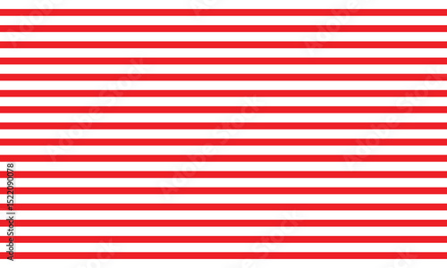 Vertical red and white stripes background. Seamless and repeating pattern. Editable template. Vector illustration. EPS 10 . 