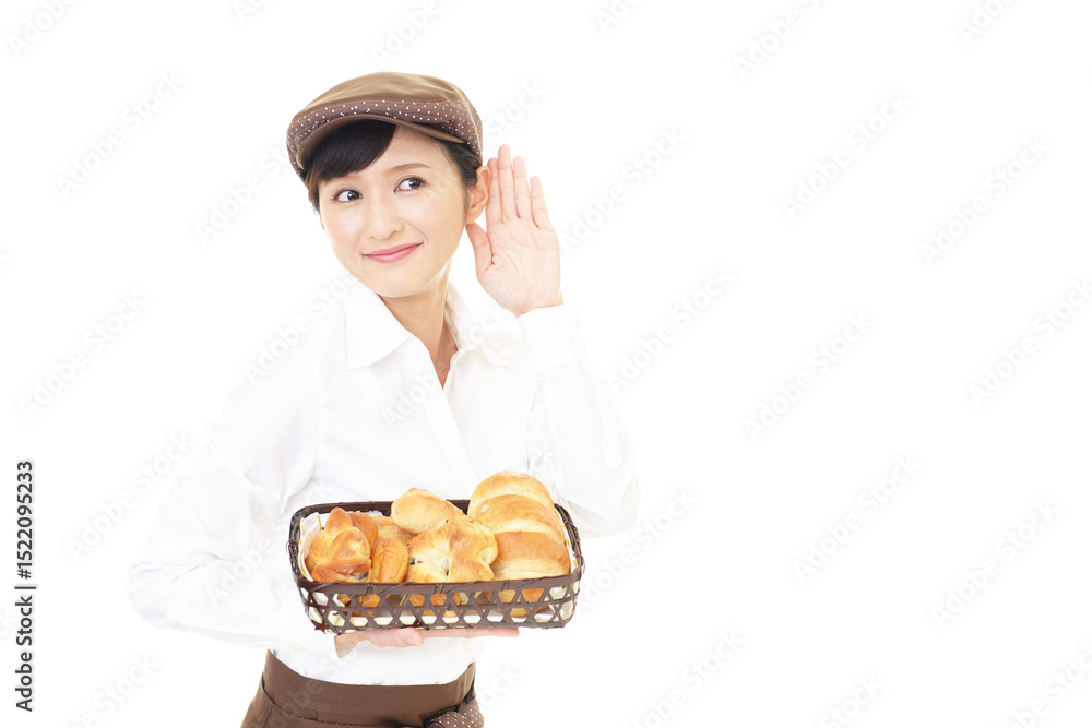 笑顔のウェイトレス 笑顔のウェイトレス