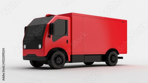 Wallpaper Mural Electric Cargo Trucks for E-commerce Delivery - Using electric cargo trucks to deliver goods for e-commerce businesses, reducing emissions and supporting sustainable logistics. Torontodigital.ca