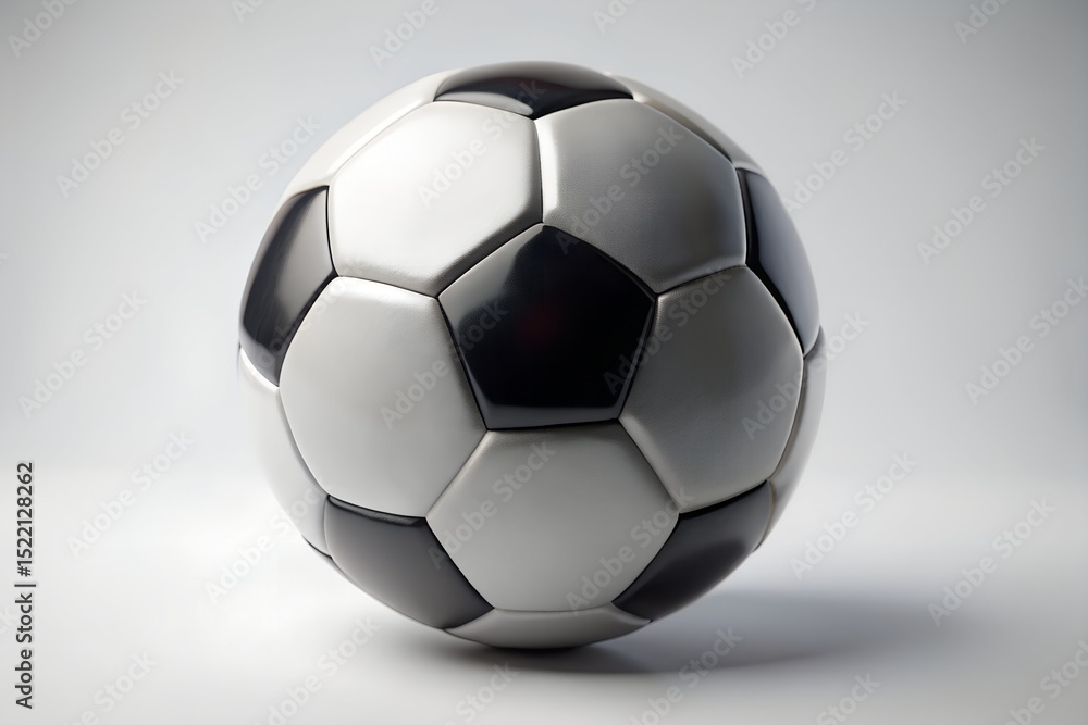 Fototapeta premium soccer ball on white background