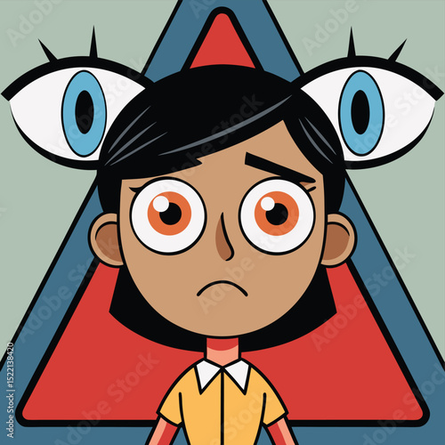 eyes scanning for danger a heightened sense of alert