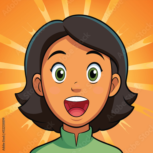 face lit up with sudden joyful realization